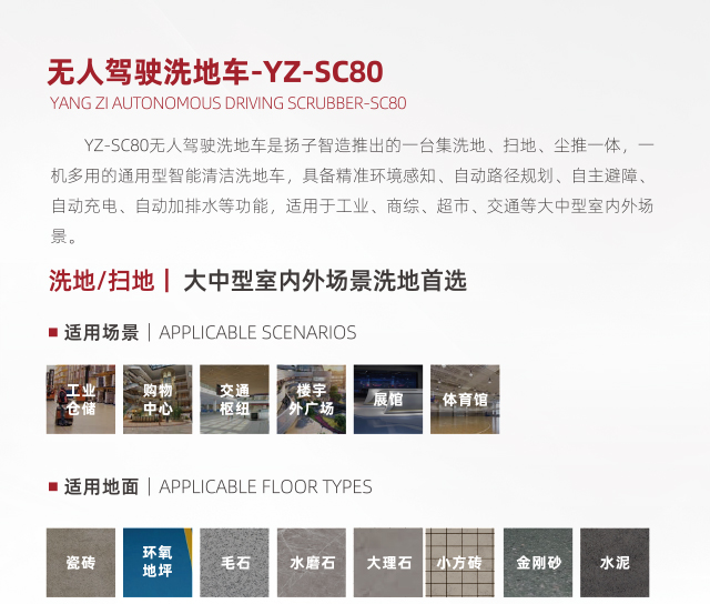 大中型室內外場景洗地首選